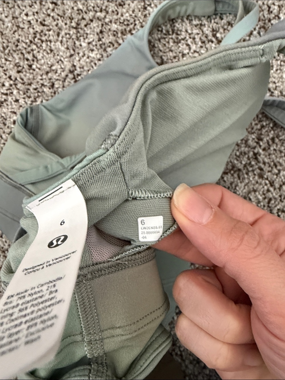 lululemon athletica energy long line Sports Bra - Picture 6 of 6